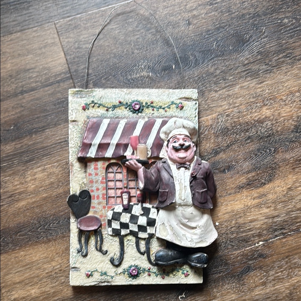 Charming Chef Wall Plaque